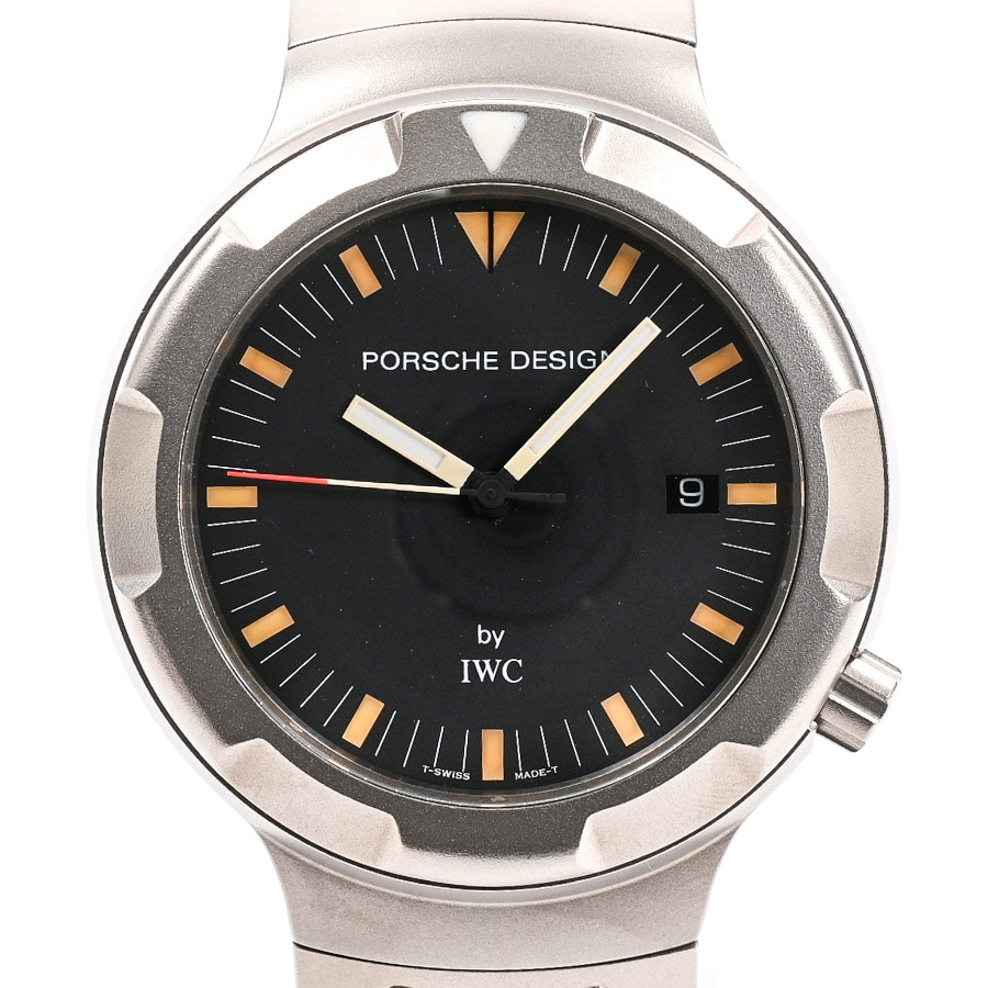ポルシェデザイン オーシャン2000 byIWC ブラック / ベルトカラー：シルバー ケース:約42mm/ブレスサイズ:約18cm