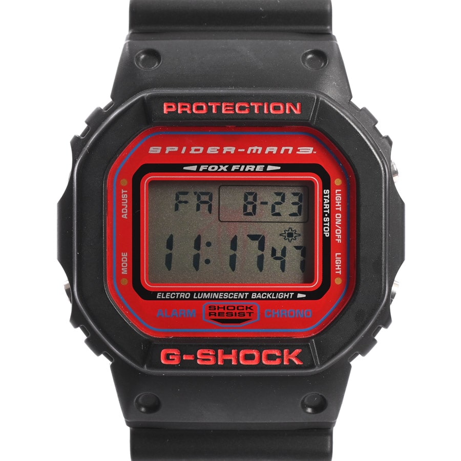 G-SHOCK Gショック スパイダーマン3 レッド ケース:約43mm(実寸)