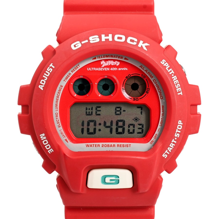 【中古A品】  カシオ G-SHOCK Gショック ウルトラセブン誕生40周年 2000本限定  DW-6900BUL7-9JF ステンレス 元町本店