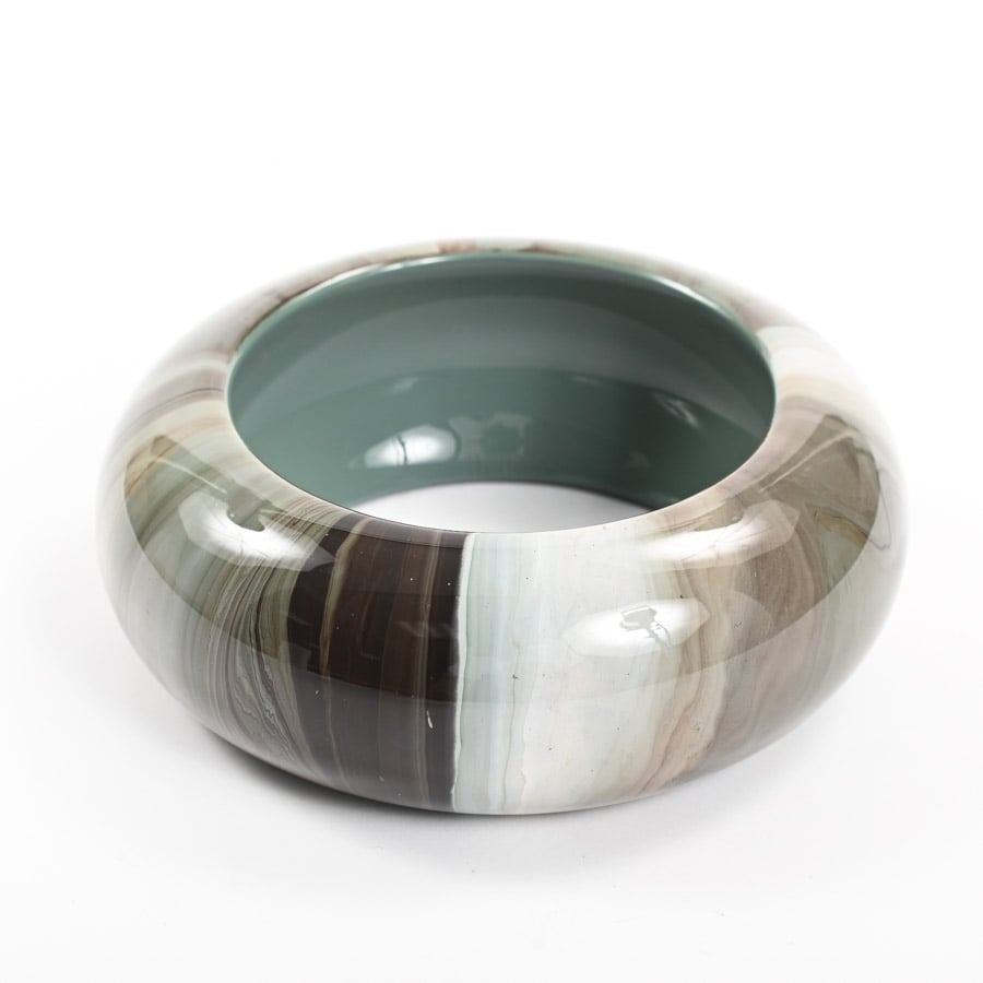 マーブリングブレスレット ライトブルー メーカーサイズ:T2/内周:約19.5cmx幅:約35mm(実寸)