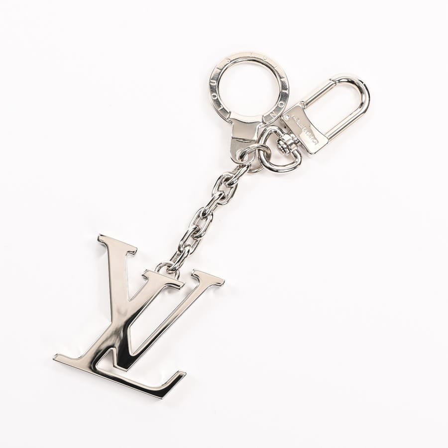 ポルトクレイニシャルLV シルバー 約W最長4.5xH全体13.8cm