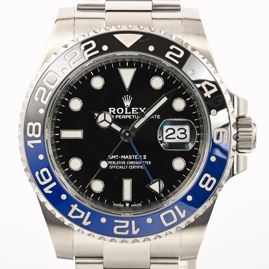GMTマスター2 ブラック / ベルトカラー：ステンレス ケース:約40mm/ブレスサイズ:約18.5cm