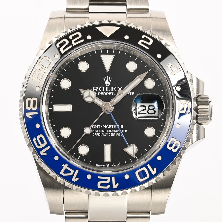 GMTマスター2 ブラック / ベルトカラー：ステンレス ケース:約40mm/ブレスサイズ:約19cm