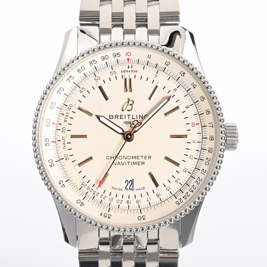 ナビタイマー アイボリー ケース:約41mm/ブレスサイズ:約20cm
