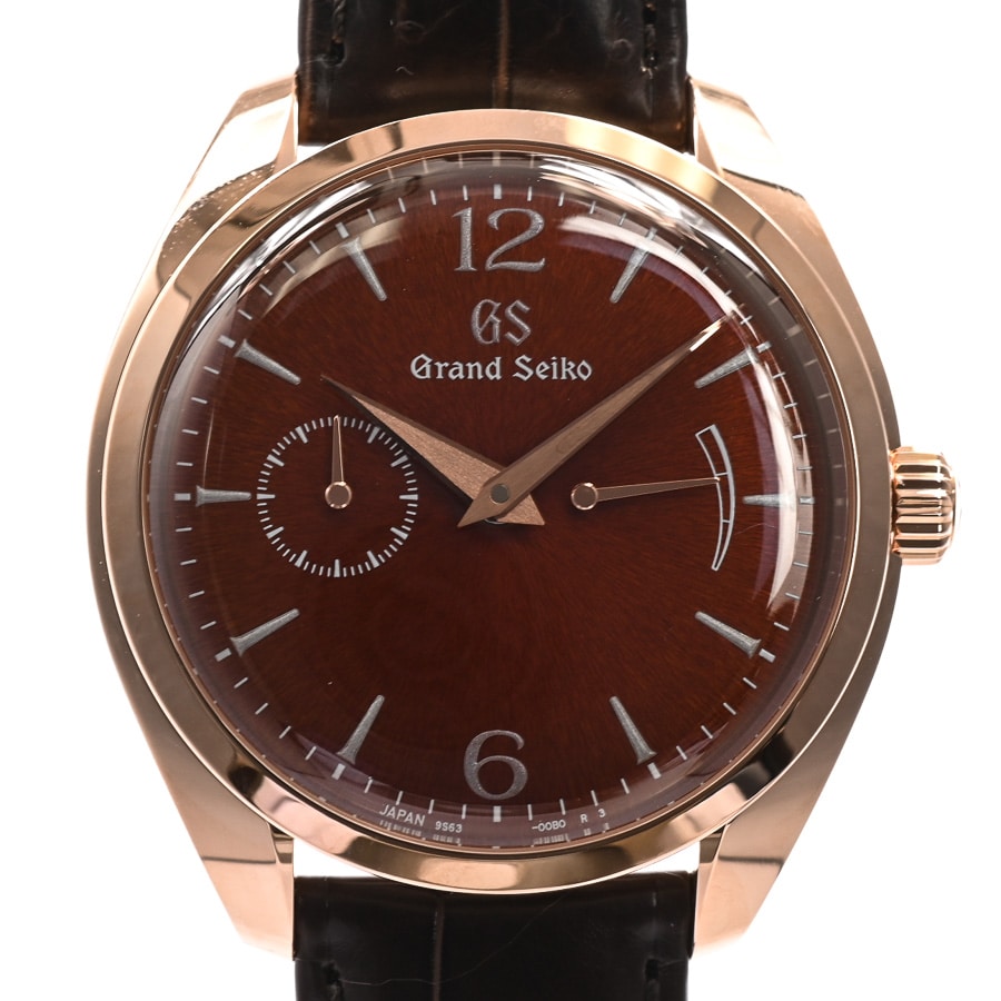 エレガンスコレクション ブラウン / 透漆(岩手山パターン) / ベルトカラー：ブラウン ケース:約39mm(実寸)