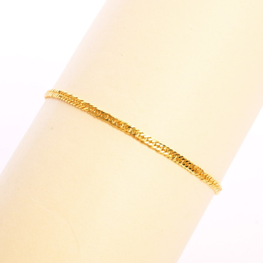 喜平ブレスレット 6面ダブル 3.7g 長さ:18cm/幅:2.5mm