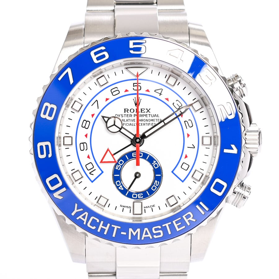 ヨットマスター2 ホワイト / ベルトカラー：ステンレス ケース:約44mm/ブレスサイズ:約19cm