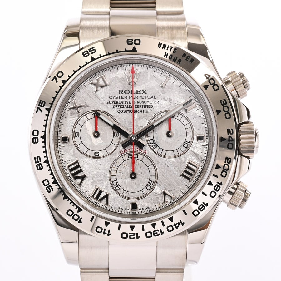 デイトナ メテオライトローマン ケース:約40mm/ブレスサイズ:約18.5cm