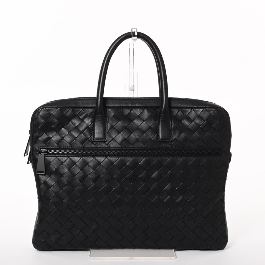 ブリーフケース ネイビー 約W35xH25xD5cm(実寸)