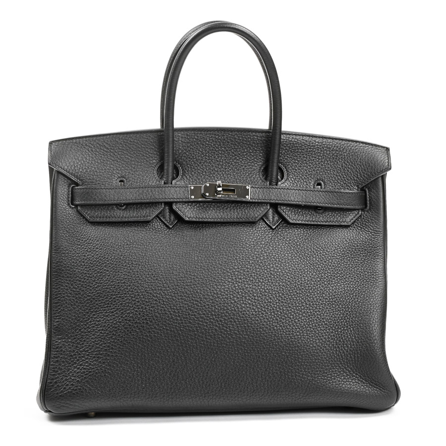 バーキン35 ブラック 約W35xH25xD18cm