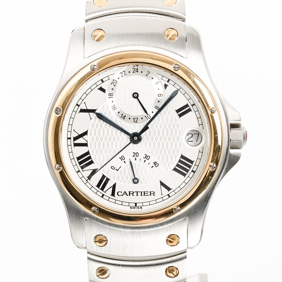 カルティエ | サントスラウンド GMT カルティエ150周年記念 | W20038R3 