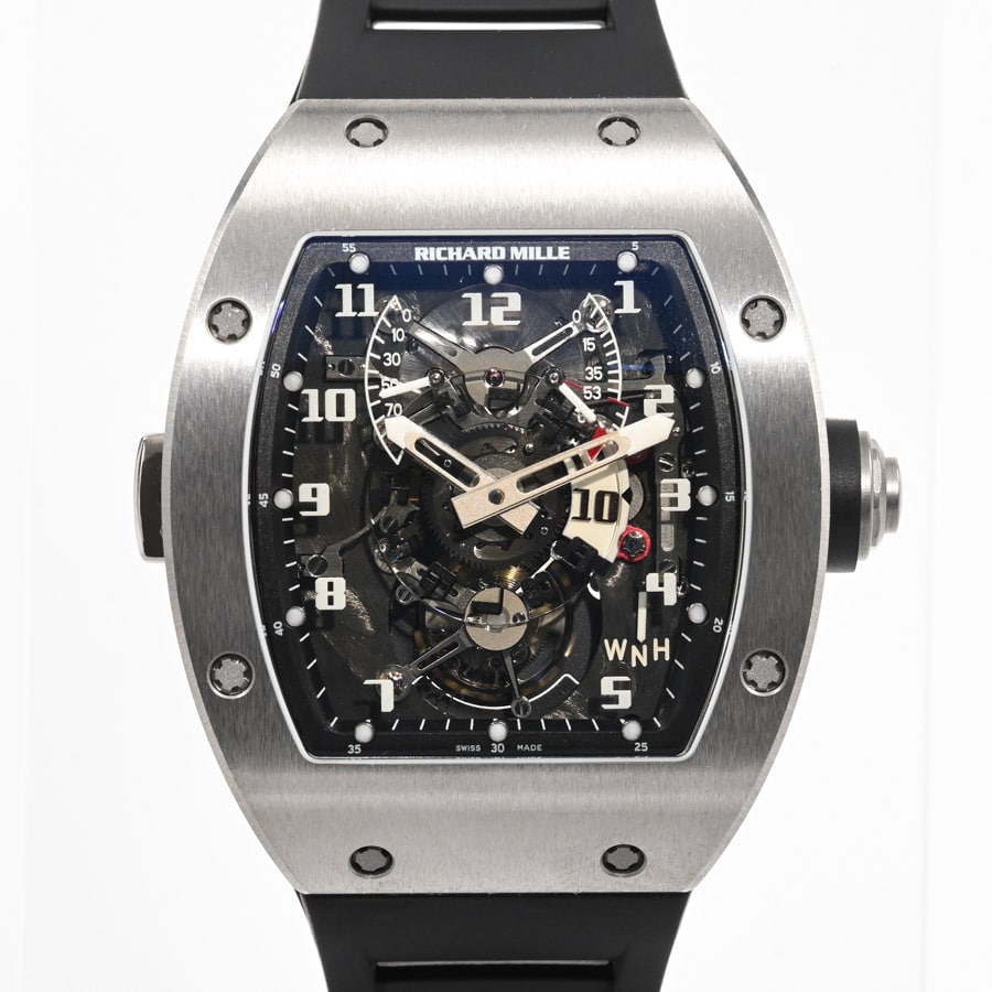 トゥールビヨン デュアルタイムゾーン スケルトン / ベルトカラー：ブラック ケース:約39mm(実寸)