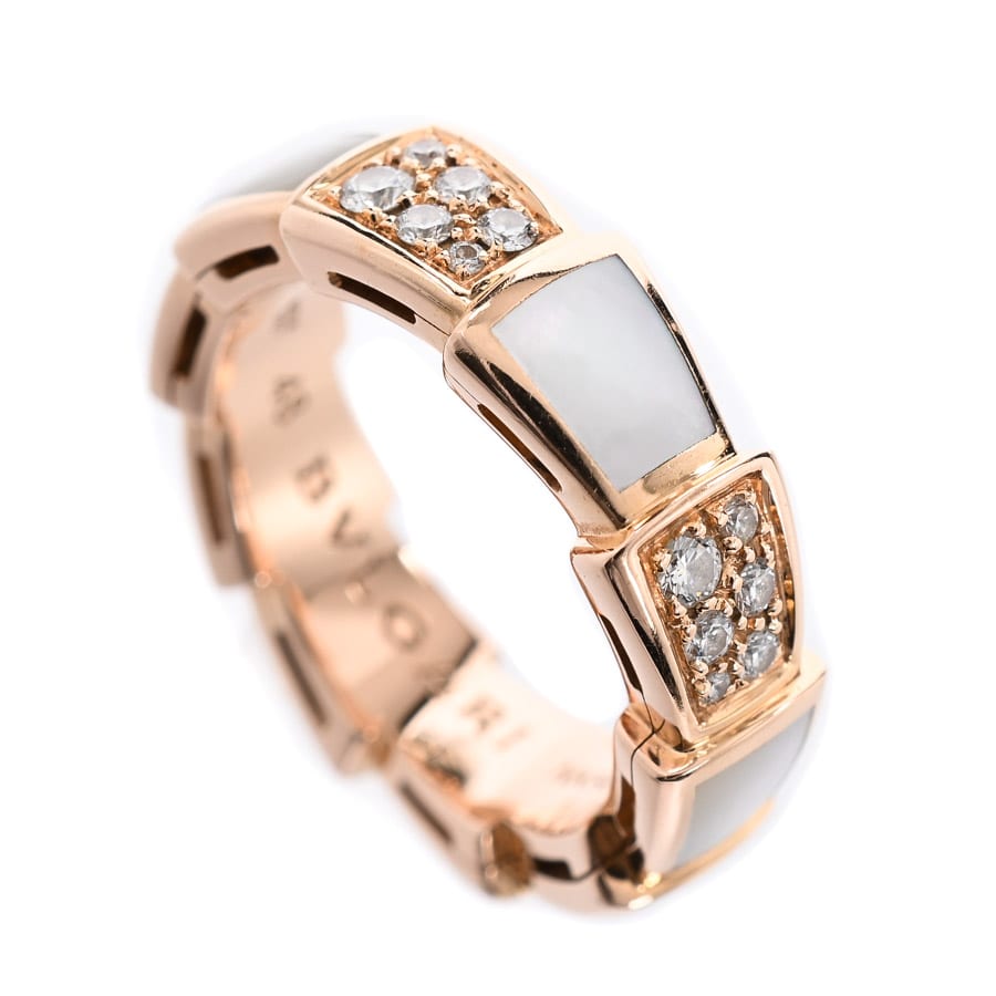 極上美品】 556 BVLGARI ブルガリ セルペンティ うくっ 3つ折り 財布