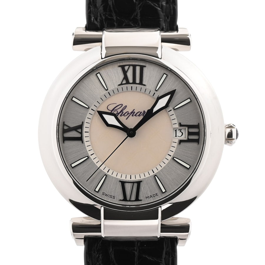 インペリアーレ 40ｍｍ ホワイトシェル / ベルトカラー：ブラック ケース:約40mm(実寸)