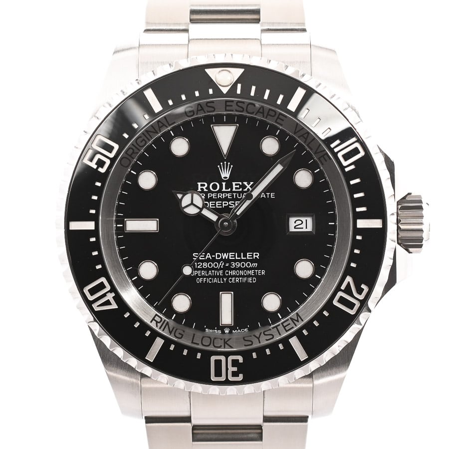 ディープシー ブラック ケース:約44mm/ブレスサイズ:約19cm