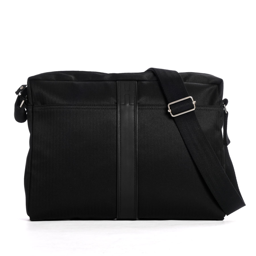 HERMES アカプルコ バサスMM トワルシェブロン ショルダーバッグ