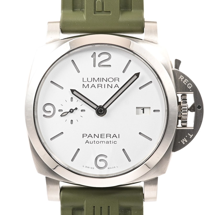 PANERAI パネライ 純正 ラバーベルト 44mm用 グリーン（パネライ