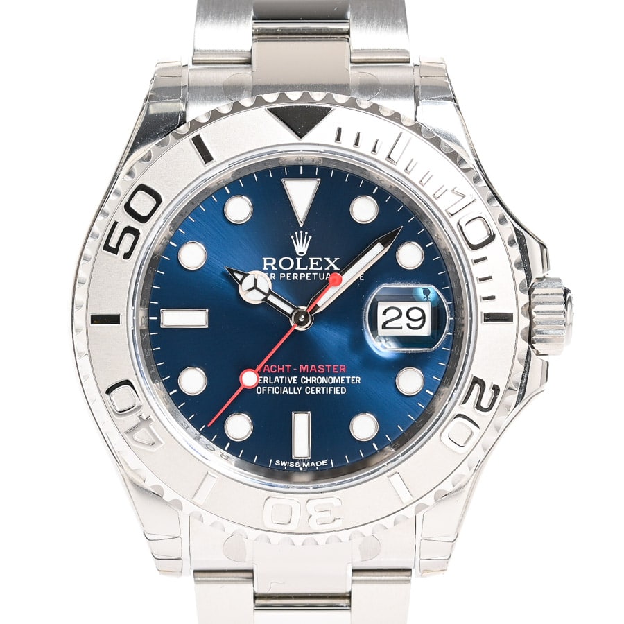 ヨットマスター ブルー ケース:約40mm/ブレスサイズ:約18.5cm