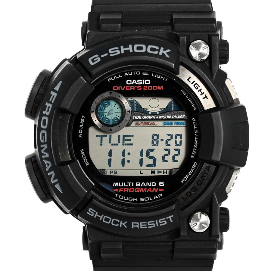 G-SHOCK Gショック FROGMAN ブラック ケース:約52.8mm