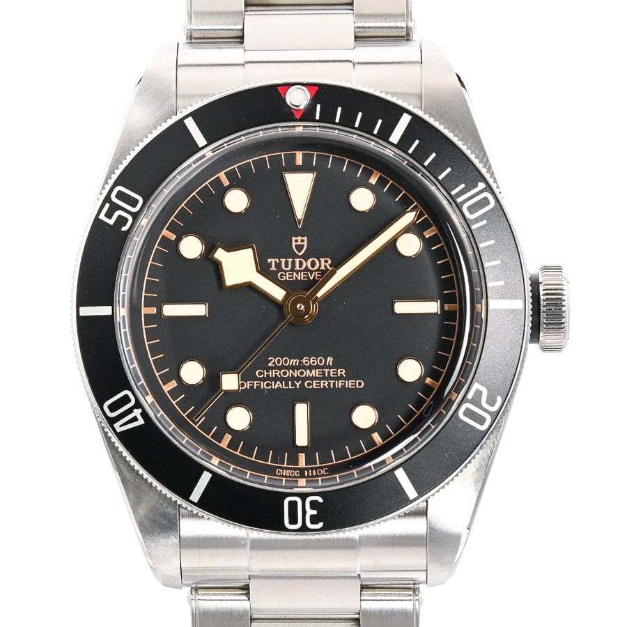 最終値下げTUDOR 79830RB ヘリテージ まわる ブラックベイGMT 