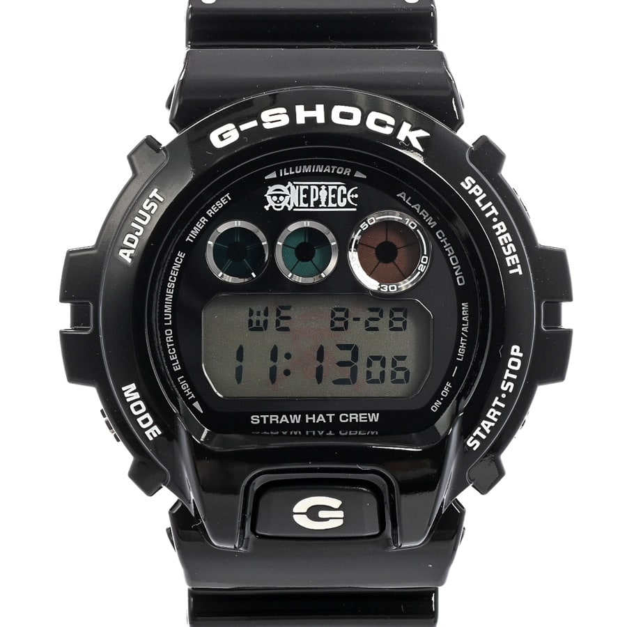 【中古A品】  カシオ G-SHOCK ONEPIECE STRAWHAT CREW LIMITED  DW-6900FS ステンレス 元町本店