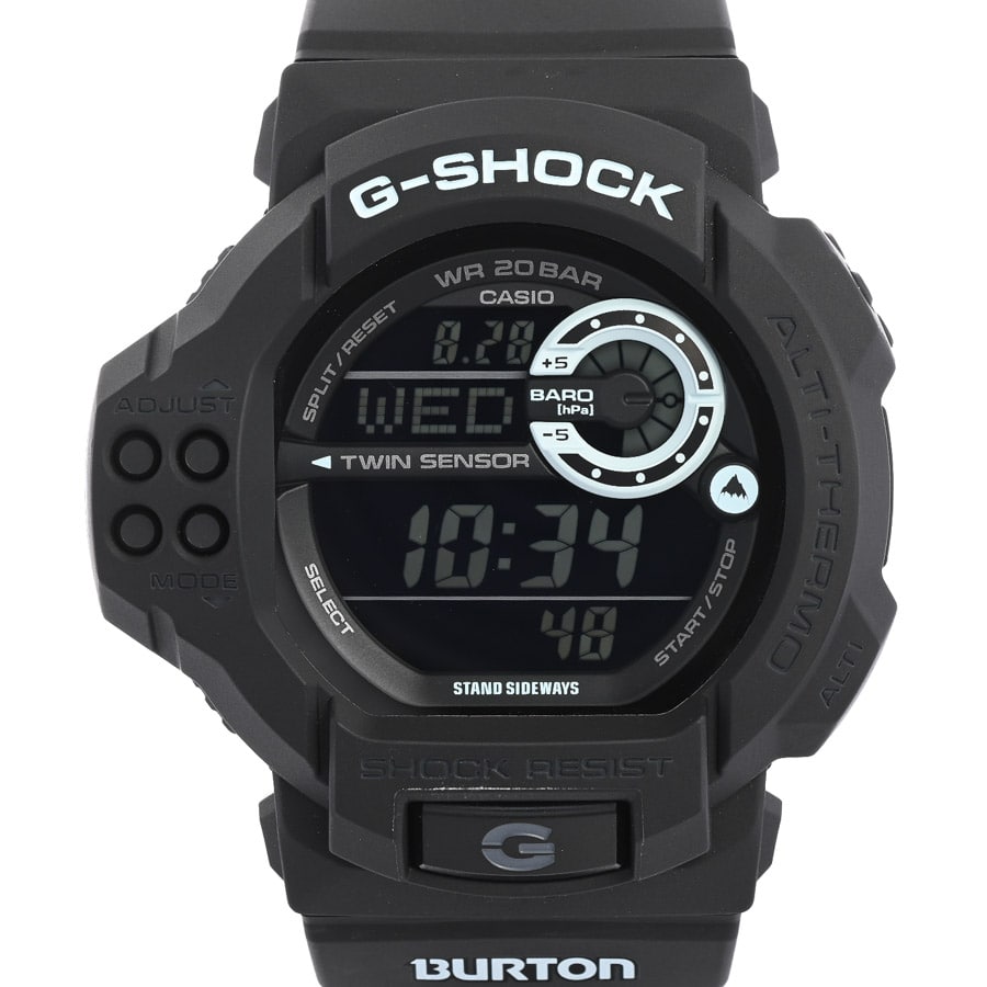 G-SHOCK Gショック BURTON SNOWBOARDS ブラック ケース:約51.5mm(実寸)