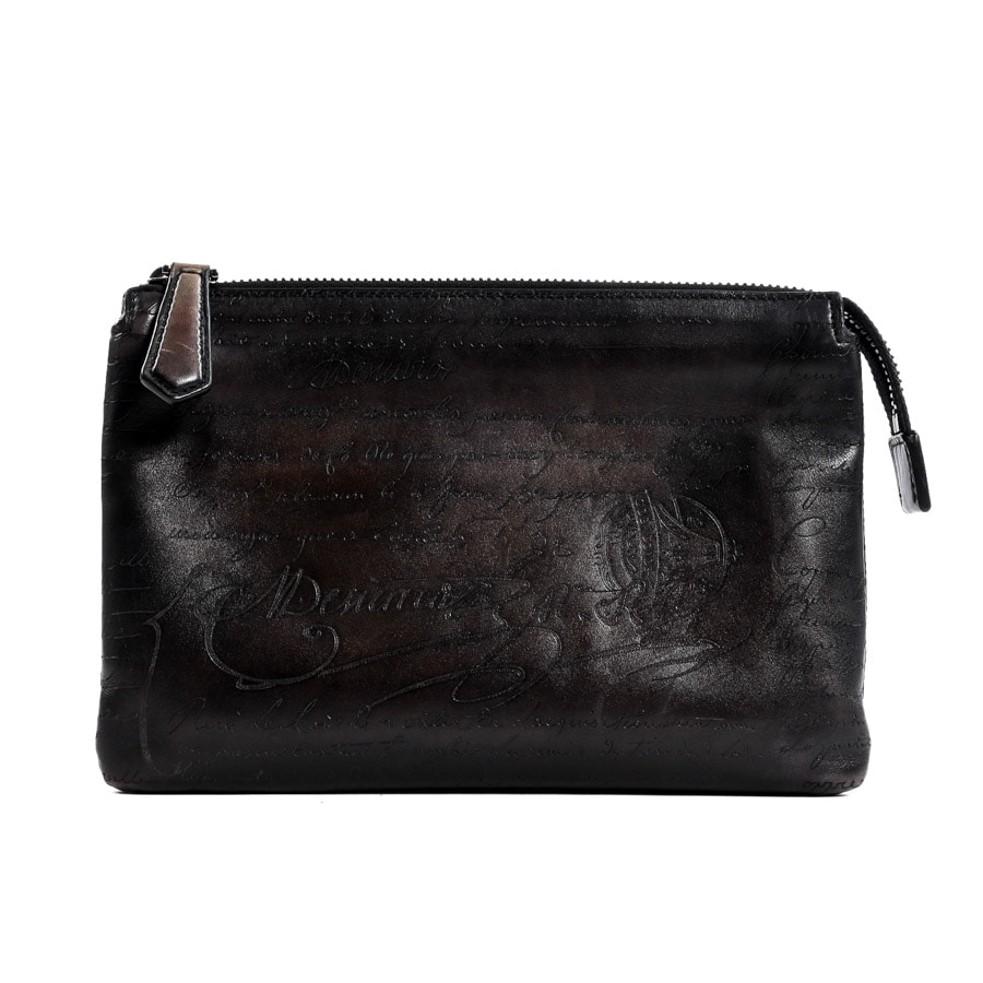 定価32，4万 ベルルッティ テルシオ オールインワン セカンドバッグ 財布 定価32,4万 ベルルッティ テルシオ オールインワン セカンドバッグ 黒