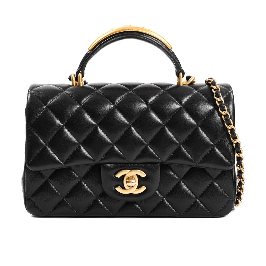 シャネル | トップハンドルミニフラップバッグ | AS2431  