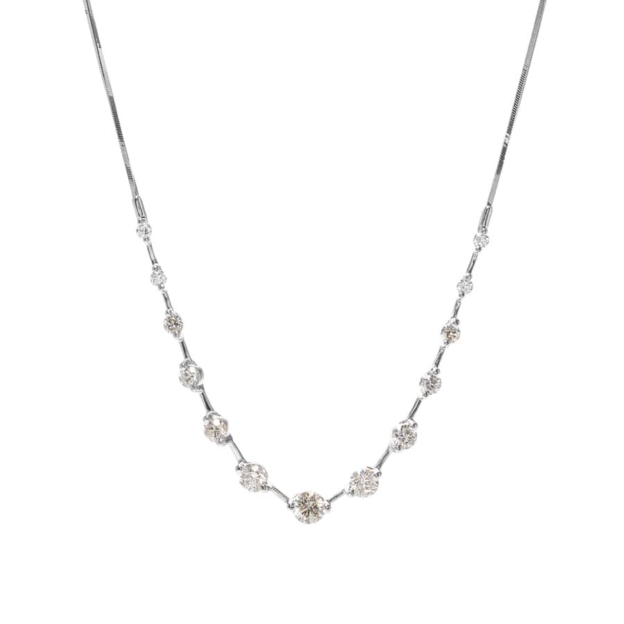 ダイヤ ネックレス | プラチナ850 | 中古A品| レディース│ノン  