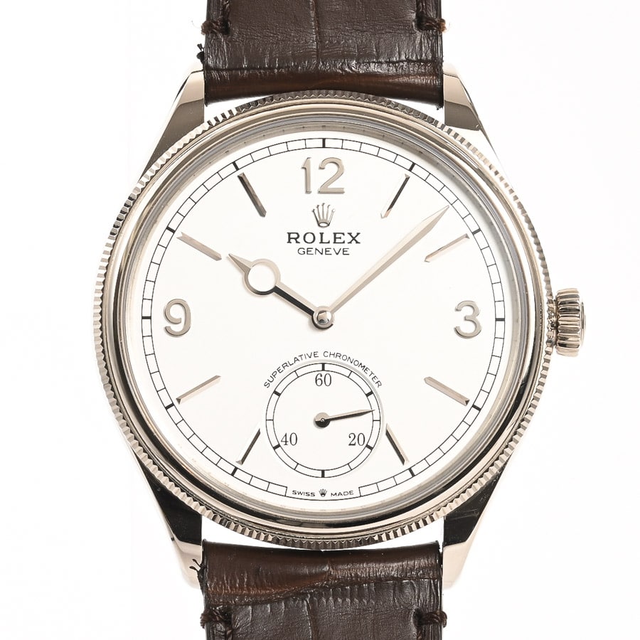 ロレックス 1908 ウォッチ 39mm ホワイトゴールド 52509-0002