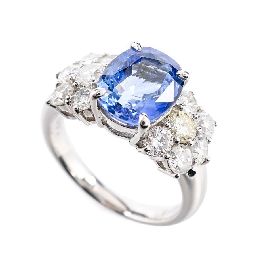 【中古A品】  ノンブランドジュエリー サファイア リング   プラチナ900 横浜関内店