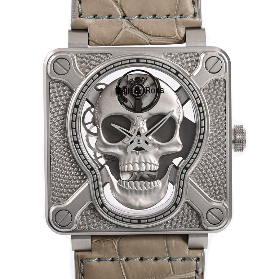 BR-01 LAUGHING SKULL スケルトン ケース:約46mm