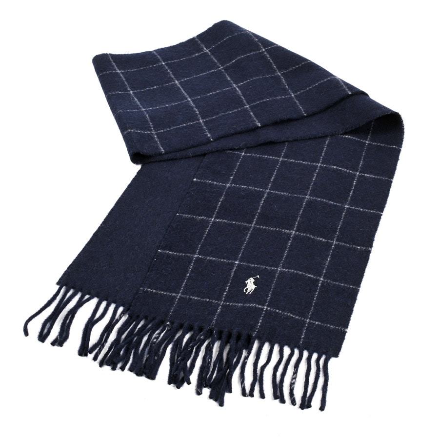 【未使用品】  ポロ マフラー  PC0743 ウール 元町本店