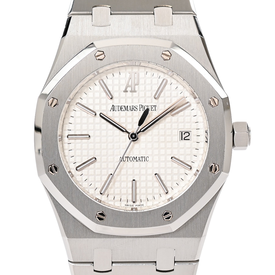 ロイヤルオーク ホワイト / ベルトカラー：ステンレス ケース:約39mm/ブレスサイズ:約18.5cm