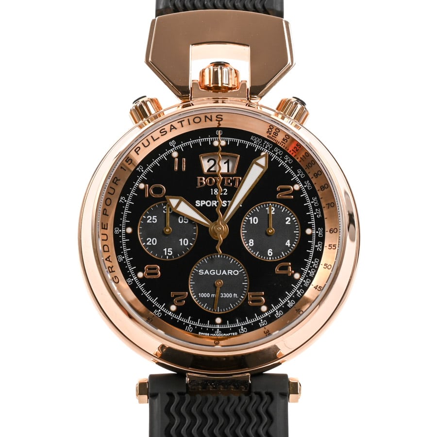 SPORTSTAR サグアロ ブラック / ベルトカラー：ブラック ケース:約46mm(実寸)