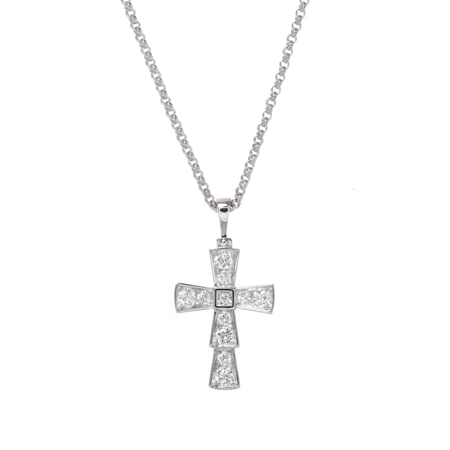 セルペンティ クロス | 354038 | K18ホワイトゴールド | 中古A品