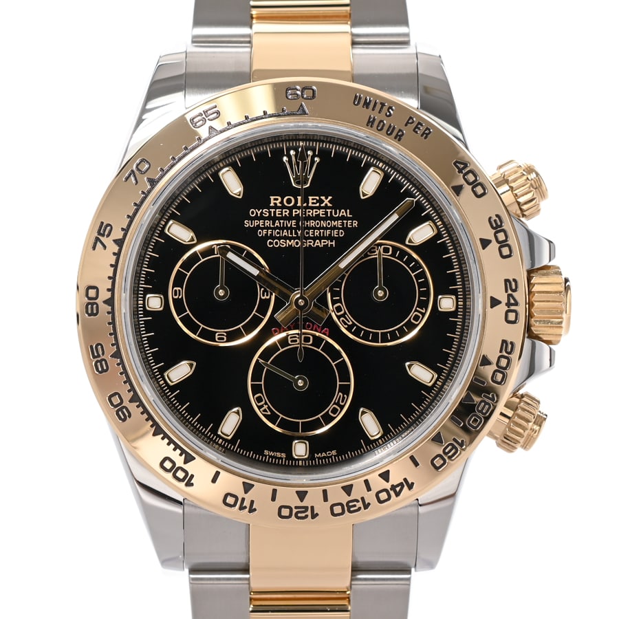 デイトナ ブラック ケース:約40mm/ブレスサイズ:約18.5cm