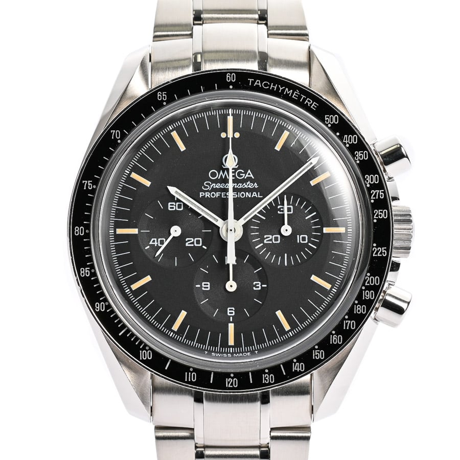 スピードマスター プロフェッショナル ブラック ケース:約42mm/ブレスサイズ:約18.5cm