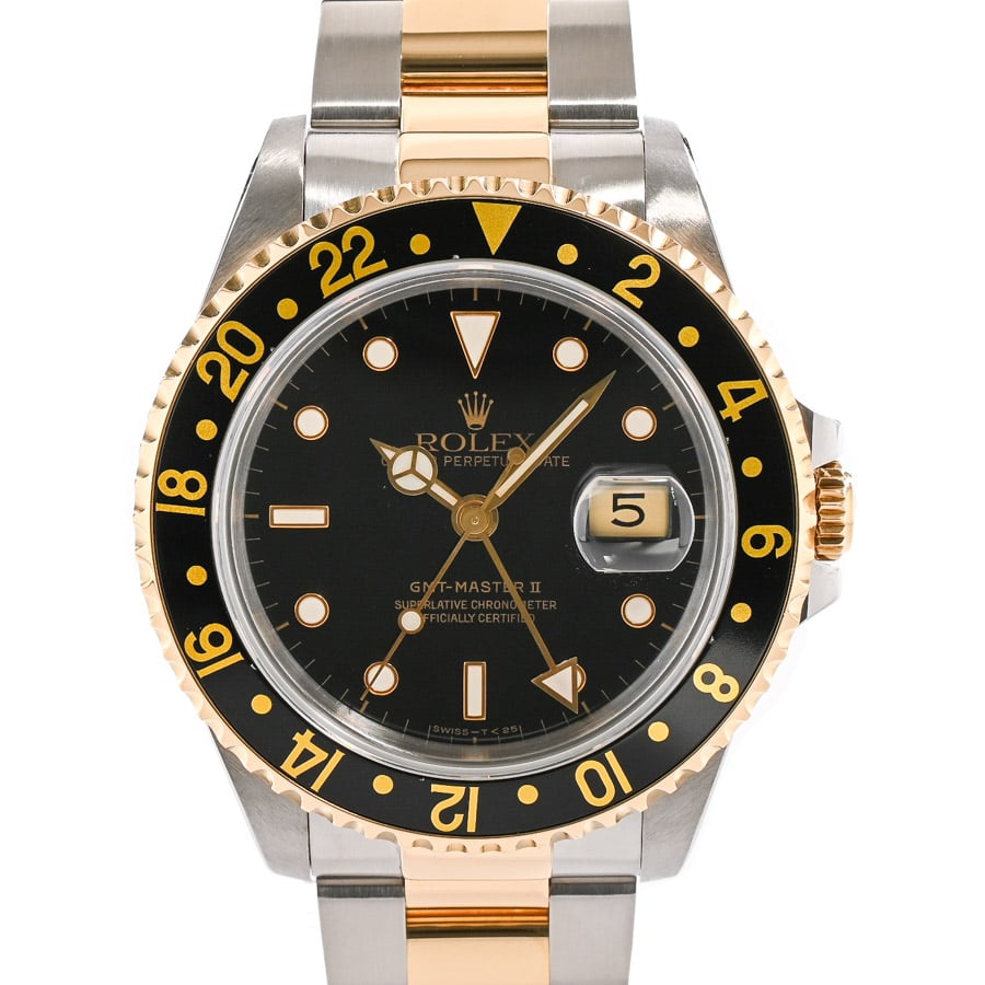 中古)ROLEX ロレックス GMTマスター II 16718 オールトリチウム