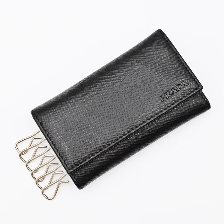 キーケース6レン ネロ 約W10.5xH6cm(実寸)