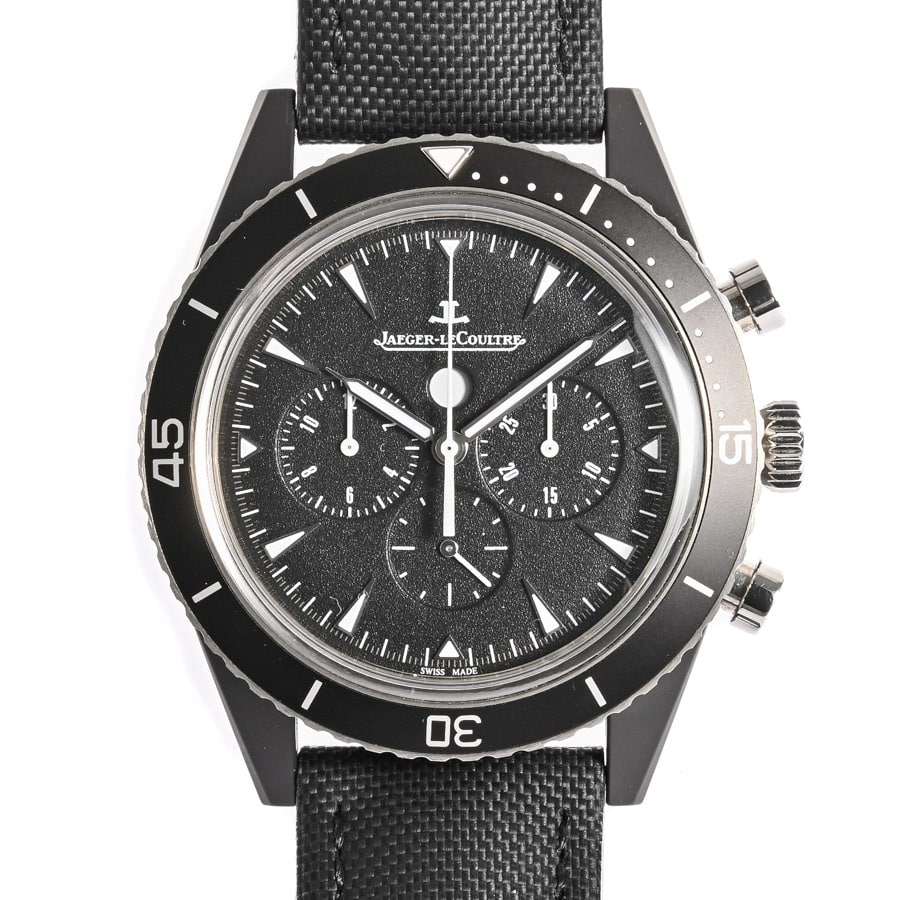 ディープシー クロノグラフ サーメット ブラック / ベルトカラー：ブラック ケース:約44mm(実寸)