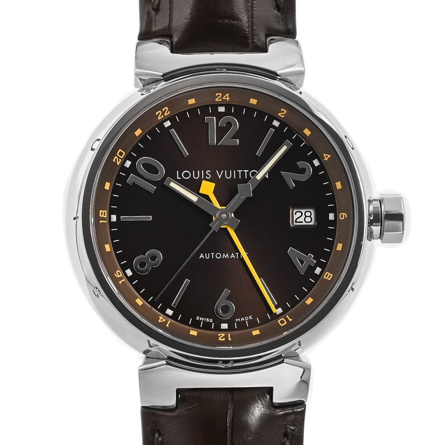 タンブール GMT ブラウン ケース:約39mm(実寸)