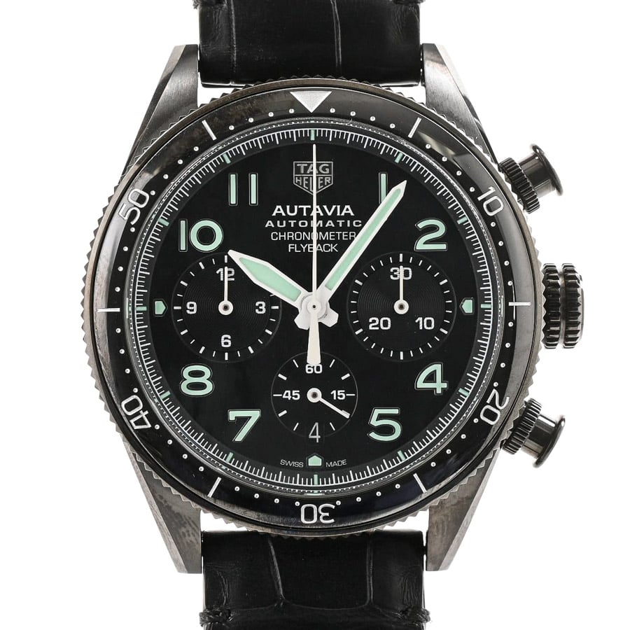 オータヴィア 60thAnniversary フライバック クロノグラフ ブラック / ベルトカラー：ブラック ケース:約42mm