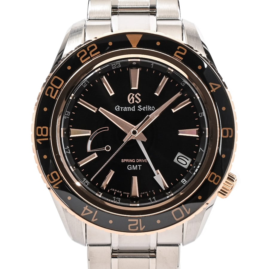 スポーツコレクション GMT ブラック / ベルトカラー：ステンレス ケース:約44mm/ブレスサイズ:約20cm