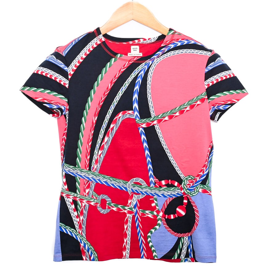 Tシャツ レッド メーカーサイズ36/肩幅40x身幅45x着丈59x袖丈15cm(実寸)