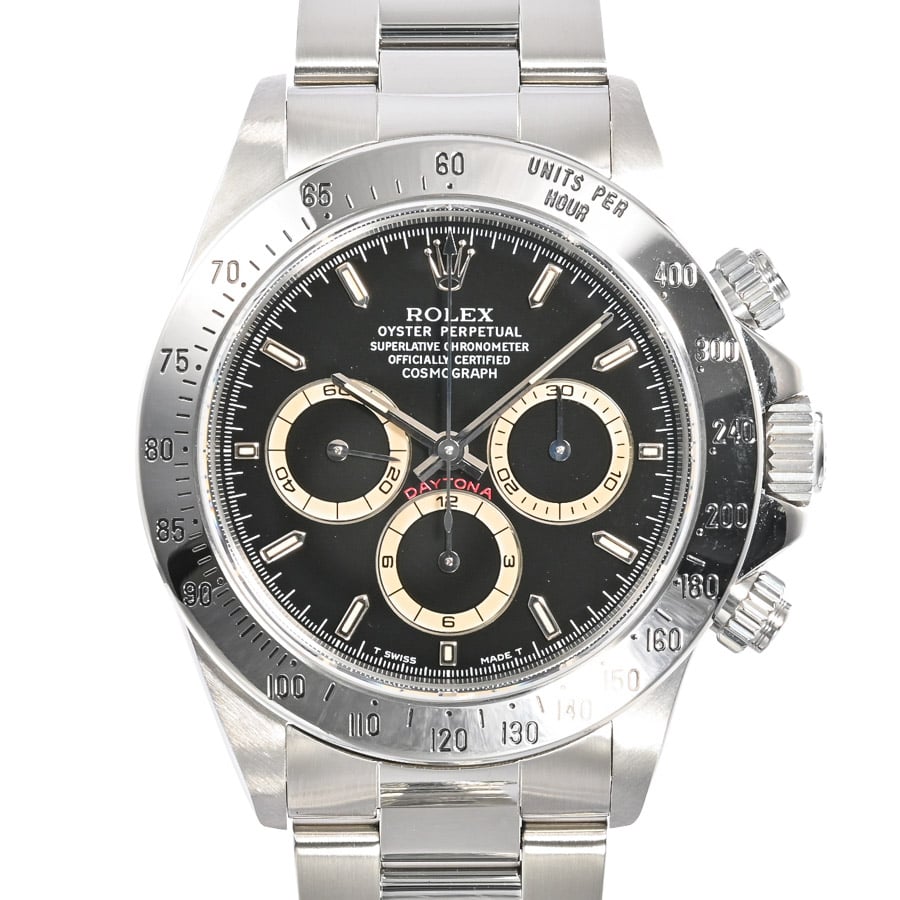 デイトナ ブラック ケース:約40mm/ブレスサイズ:約18.5cm