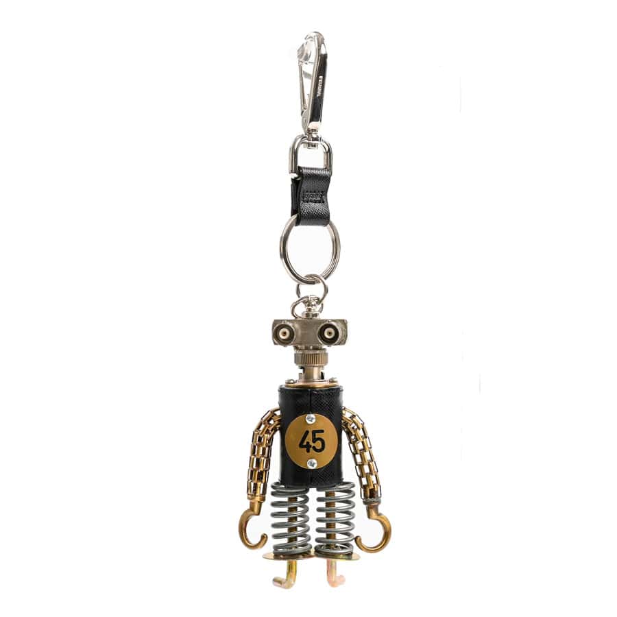 ロボットキーホルダー ネロ 金具含む全長:約23.5cm チャーム:約W4.5xH12cm(実寸)