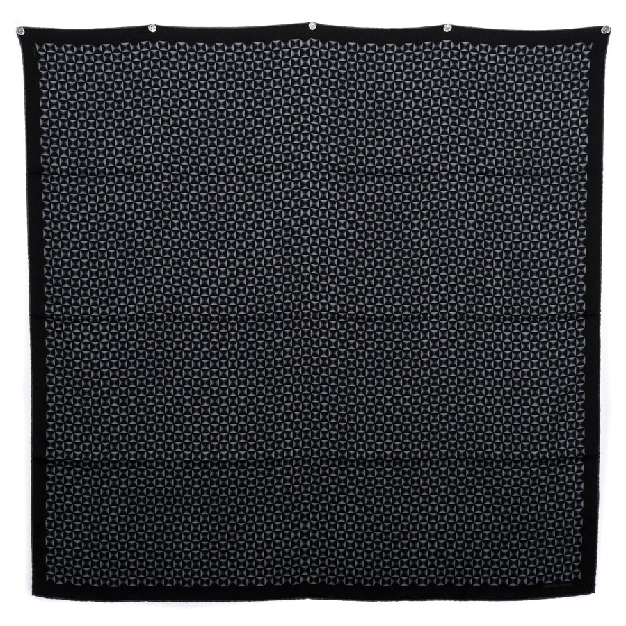 カレH100 ブラック 約W100xH100cm