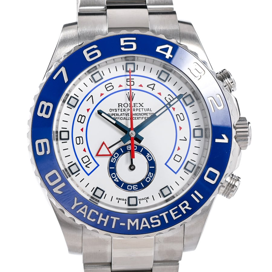 ヨットマスター2 ホワイト ケース:約44mm/ブレスサイズ:約18cm