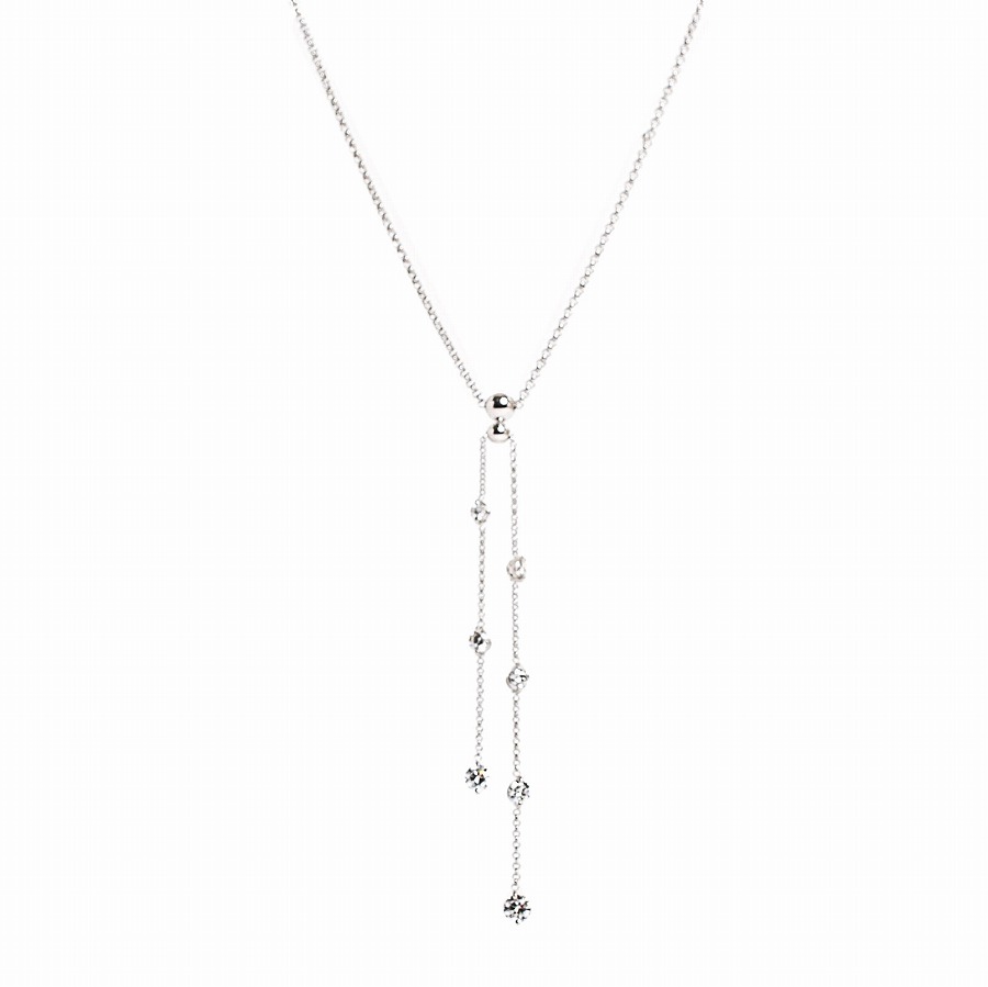 ブルーリバー チェーン長さ(留め具含):最長約45cm/チャーム:約W3xH6.5mm